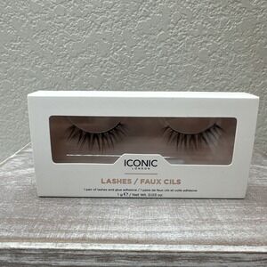 $19 🌙 Iconic London, False Eyelashes, SILK‎ Lashes, Black New TREND SETTER